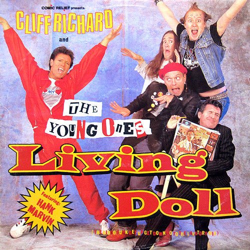 Cliff Richard And The Young Ones Featuring Hank Marvin - Living Doll - laurelcanyonvinyl