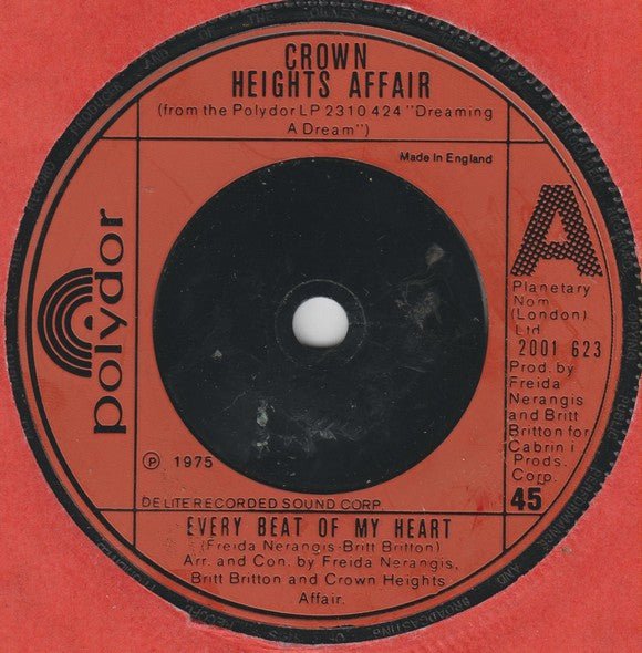 Crown Heights Affair - Every Beat Of My Heart - laurelcanyonvinyl