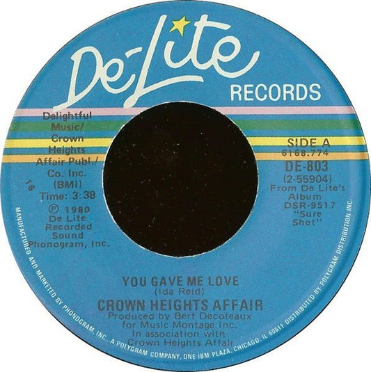 Crown Heights Affair - You Gave Me Love - laurelcanyonvinyl