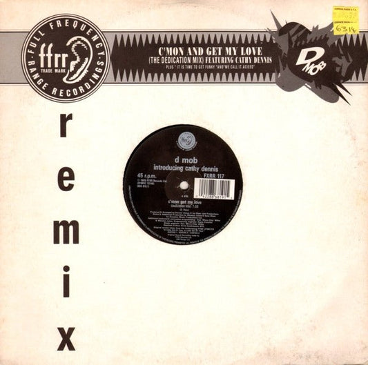 D Mob Featuring Cathy Dennis - C'Mon And Get My Love (Remix) - laurelcanyonvinyl