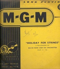 David Rose & His Orchestra - Holiday For Strings - laurelcanyonvinyl