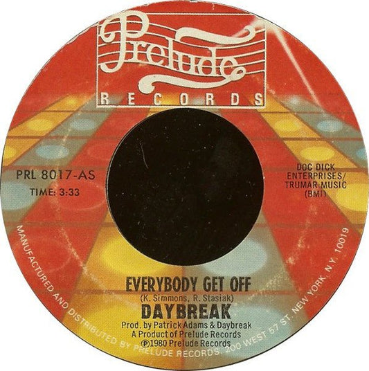 Daybreak - Everybody Get Off - laurelcanyonvinyl