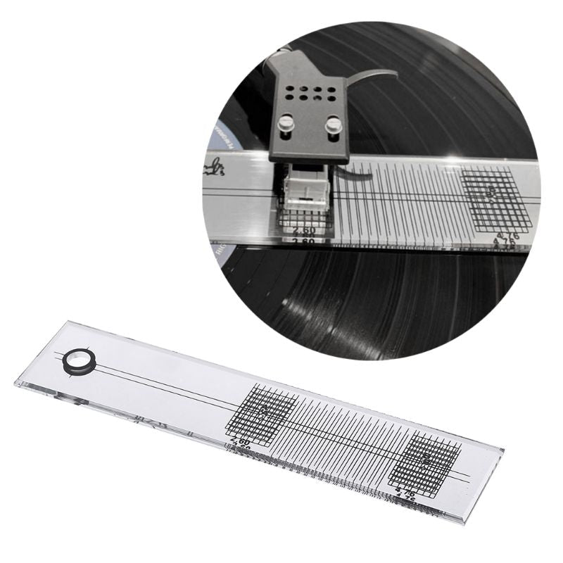 Deluxe Turntable Setup Tool Bundle – Azimuth Alignment Block & Protractor - laurelcanyonvinyl