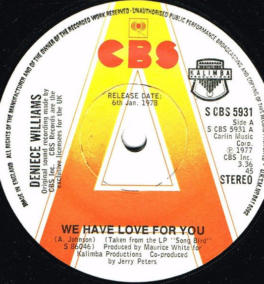 Deniece Williams - We Have Love For You - laurelcanyonvinyl