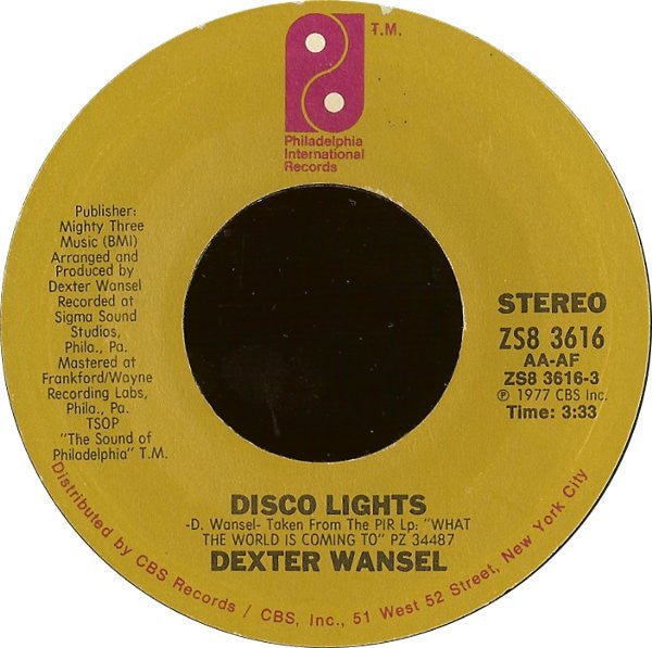 Dexter Wansel - Disco Lights - laurelcanyonvinyl