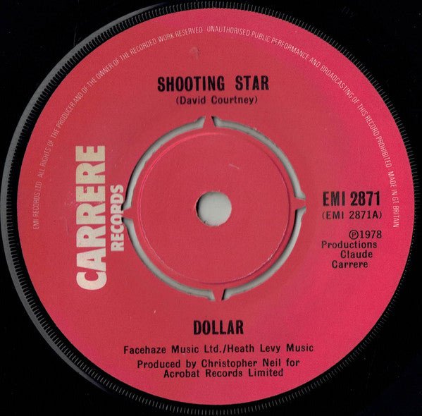 Dollar - Shooting Star - laurelcanyonvinyl