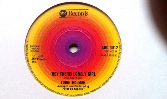 Eddie Holman - (Hey There) Lonely Girl - laurelcanyonvinyl
