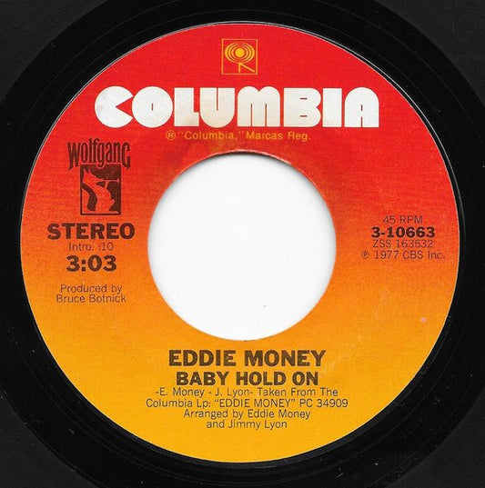 Eddie Money - Baby Hold On - laurelcanyonvinyl