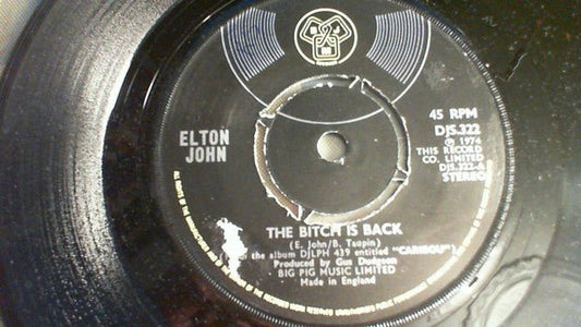 Elton John - The Bitch Is Back - laurelcanyonvinyl