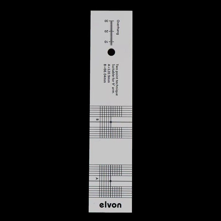 Elvon Baerwald Turntable Alignment Protractor - laurelcanyonvinyl
