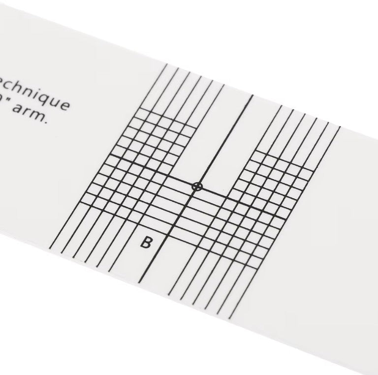 Elvon Baerwald Turntable Alignment Protractor - laurelcanyonvinyl