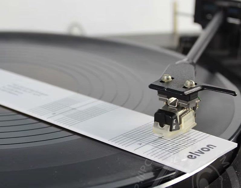 Elvon Baerwald Turntable Alignment Protractor - laurelcanyonvinyl