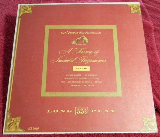 Enrico Caruso - A Treasury Of Immortal Performances - laurelcanyonvinyl