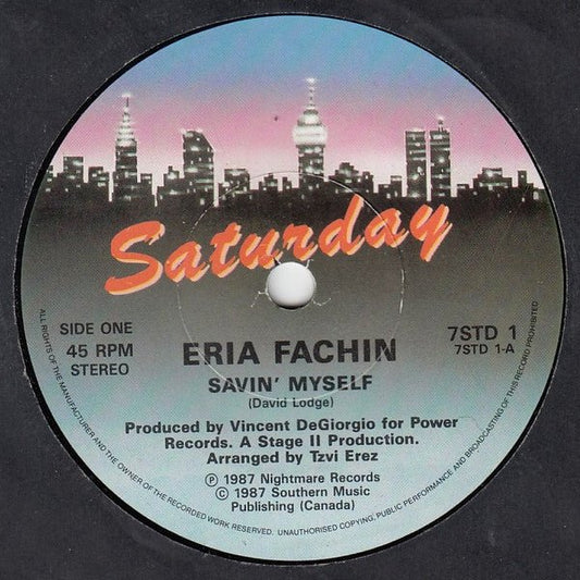 Eria Fachin - Savin' Myself - laurelcanyonvinyl