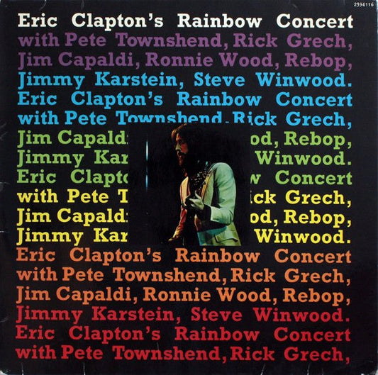 Eric Clapton - Eric Clapton's Rainbow Concert - laurelcanyonvinyl