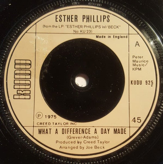 Esther Phillips - What A Difference A Day Made - laurelcanyonvinyl