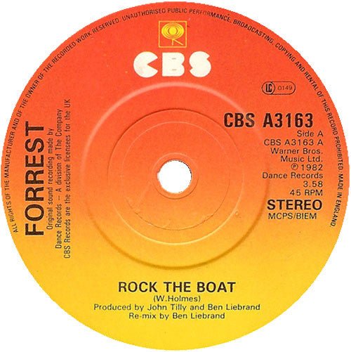 Forrest - Rock The Boat - laurelcanyonvinyl