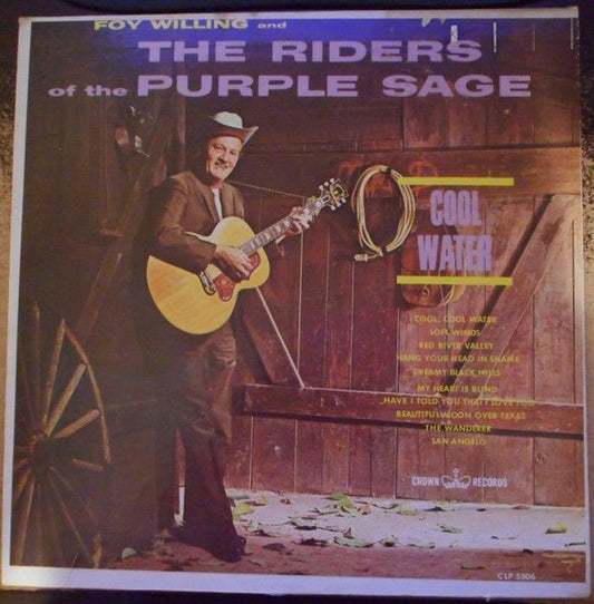Foy Willing & The Riders Of The Purple Sage - Cool Water - laurelcanyonvinyl