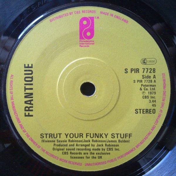 Frantique - Strut Your Funky Stuff - laurelcanyonvinyl