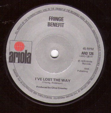 Fringe Benefit - I've Lost The Way - laurelcanyonvinyl
