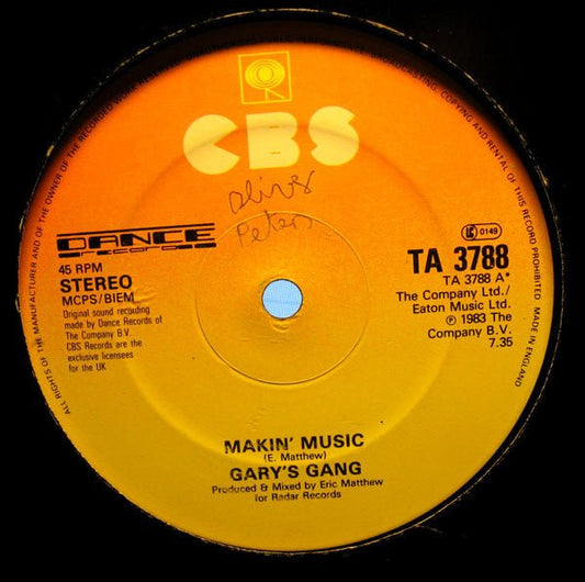 Gary's Gang - Makin' Music - laurelcanyonvinyl