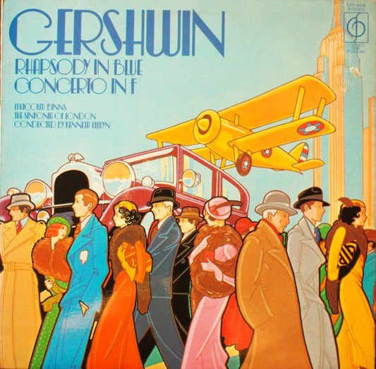 George Gershwin / Malcolm Binns, Sinfonia Of London Conducted By Kenneth Alwyn - George Gershwin: Rhapsody In Blue; Concerto In F - laurelcanyonvinyl
