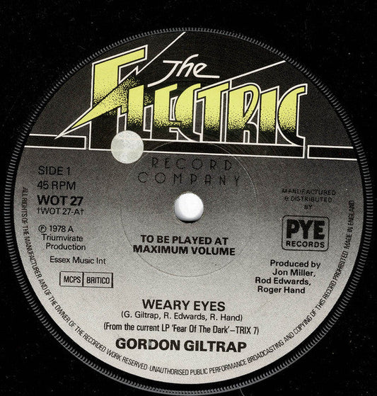 Gordon Giltrap - Weary Eyes - laurelcanyonvinyl