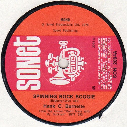 Hank C. Burnette - Spinning Rock Boogie - laurelcanyonvinyl