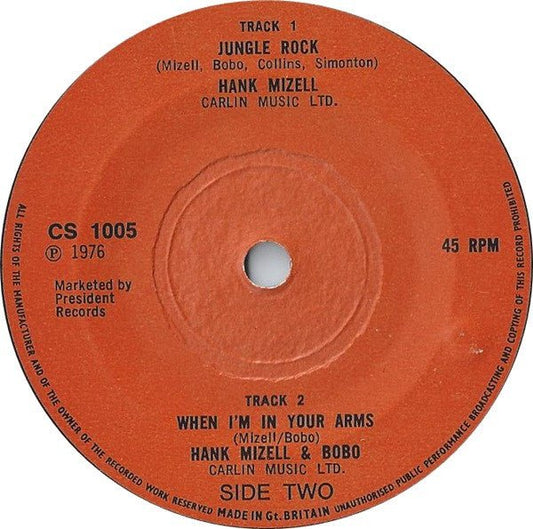 Hank Mizell - Jungle Rock - laurelcanyonvinyl