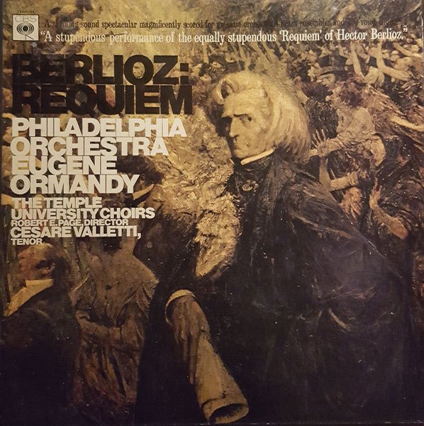 Hector Berlioz, Eugene Ormandy, Cesare Valletti, The Philadelphia Orchestra - Requiem, Op.5 - laurelcanyonvinyl