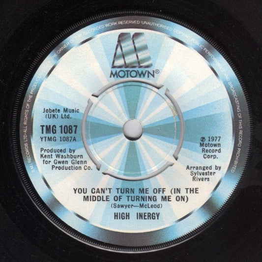 High Inergy - You Can't Turn Me Off (In The Middle Of Turning Me On) - laurelcanyonvinyl