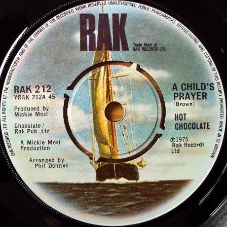 Hot Chocolate - A Child's Prayer - laurelcanyonvinyl