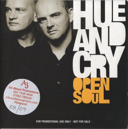Hue & Cry – Open Soul [CD, Album, Promo] - laurelcanyonvinyl