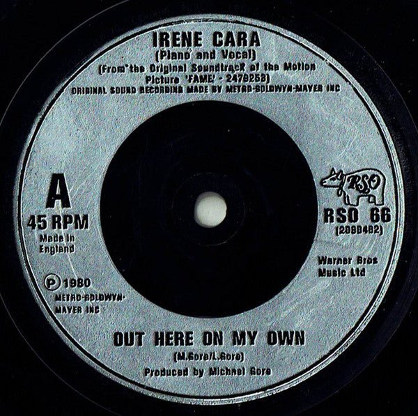 Irene Cara / Paul McCrane - Out Here On My Own / Is It Okay If I Call You Mine? - laurelcanyonvinyl