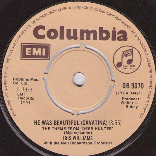 Iris Williams With Neil Richardson And His Orchestra - He Was Beautiful (Cavatina) - laurelcanyonvinyl