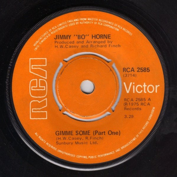 Jimmy "Bo" Horne - Gimme Some - laurelcanyonvinyl