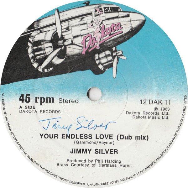 Jimmy Silver - Your Endless Love - laurelcanyonvinyl
