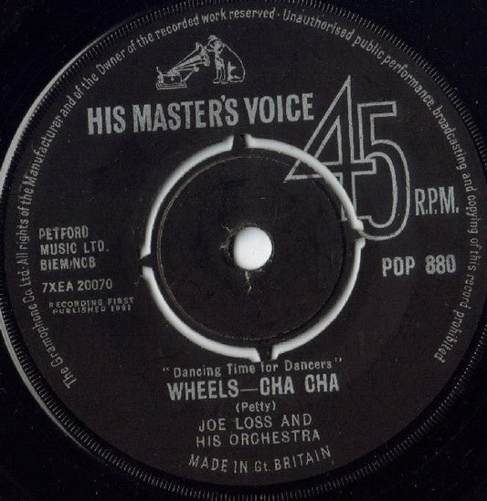 Joe Loss & His Orchestra - Wheels - Cha Cha - laurelcanyonvinyl