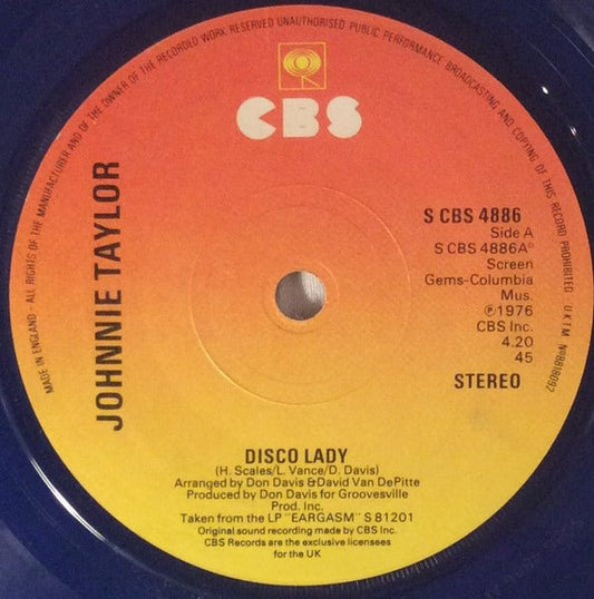 Johnnie Taylor - Disco Lady / Somebody's Gettin' It - laurelcanyonvinyl