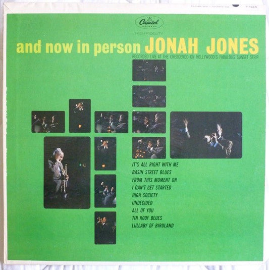 Jonah Jones - And Now In Person Jonah Jones - laurelcanyonvinyl