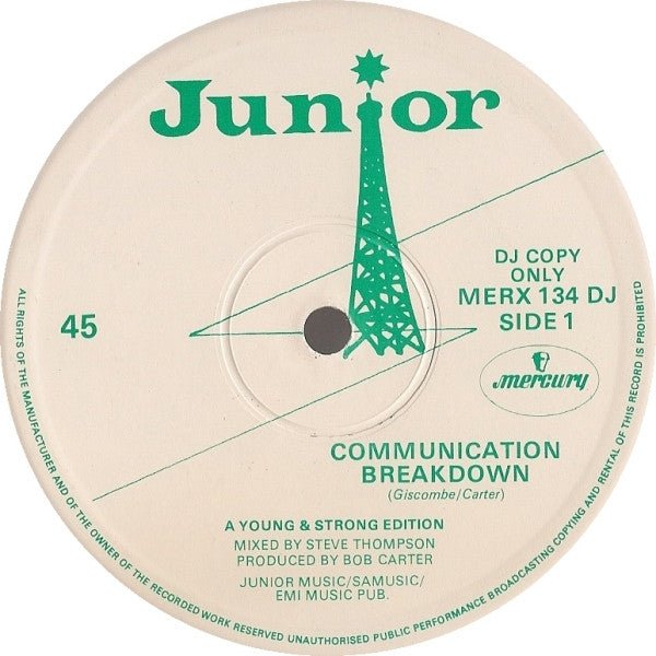 Junior (2) - Communication Breakdown - laurelcanyonvinyl