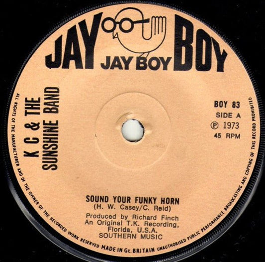 KC & The Sunshine Band - Sound Your Funky Horn - laurelcanyonvinyl