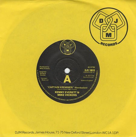 Kenny Everett & Mike Vickers - "Captain Kremmen" (Retribution) - laurelcanyonvinyl