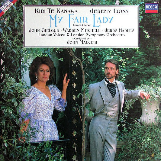 Kiri Te Kanawa, Jeremy Irons, Lerner & Loewe, John Gielgud, Warren Mitchell, Jerry Hadley, London Voices & London Symphony Orchestra, John Mauceri - My Fair Lady - laurelcanyonvinyl