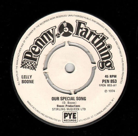 Lelly Boone - Our Special Song - laurelcanyonvinyl
