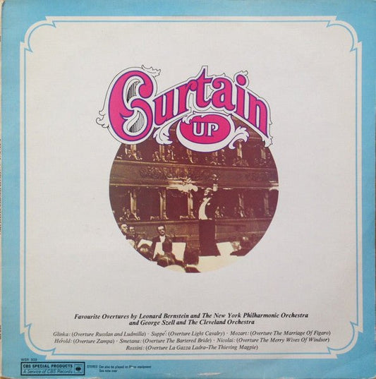 Leonard Bernstein And New York Philharmonic / George Szell And The Cleveland Orchestra - Curtain Up - laurelcanyonvinyl