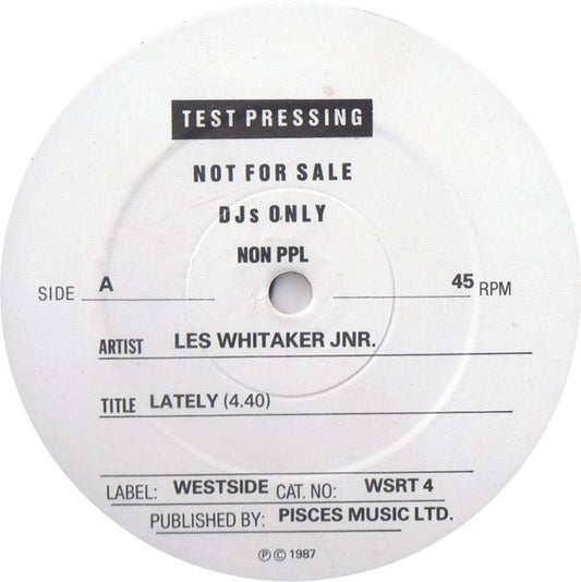 Les Whitaker - Lately - laurelcanyonvinyl