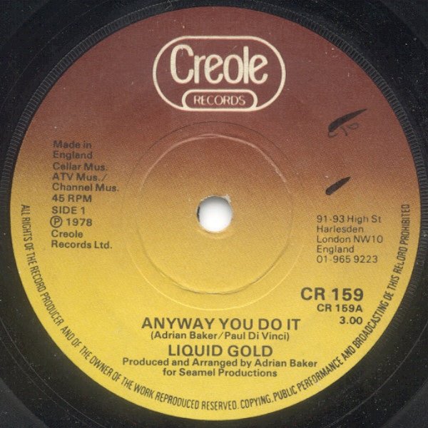 Liquid Gold - Anyway You Do It - laurelcanyonvinyl