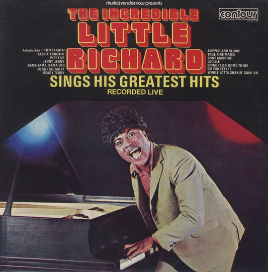 Little Richard - The Incredible Little Richard Sings His Greatest Hits Recorded Live - laurelcanyonvinyl