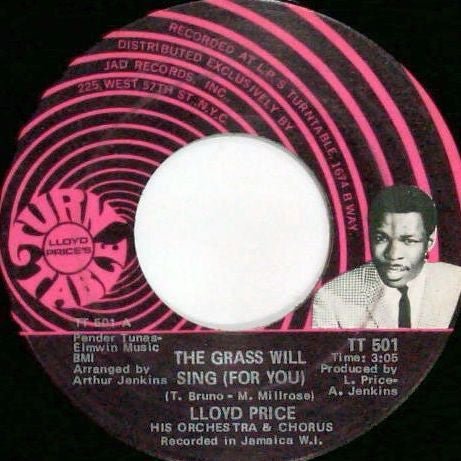 Lloyd Price - The Grass Will Sing (For You) - laurelcanyonvinyl